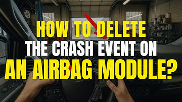 How To Delete The Crash Event On An Airbag Module?