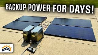 Powering My House On EcoFlow Delta Pro And Solar Power!