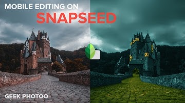 Glow Effect Photo Editing in Snapseed || Snapseed || Editing on Mobile || #geekphotoo