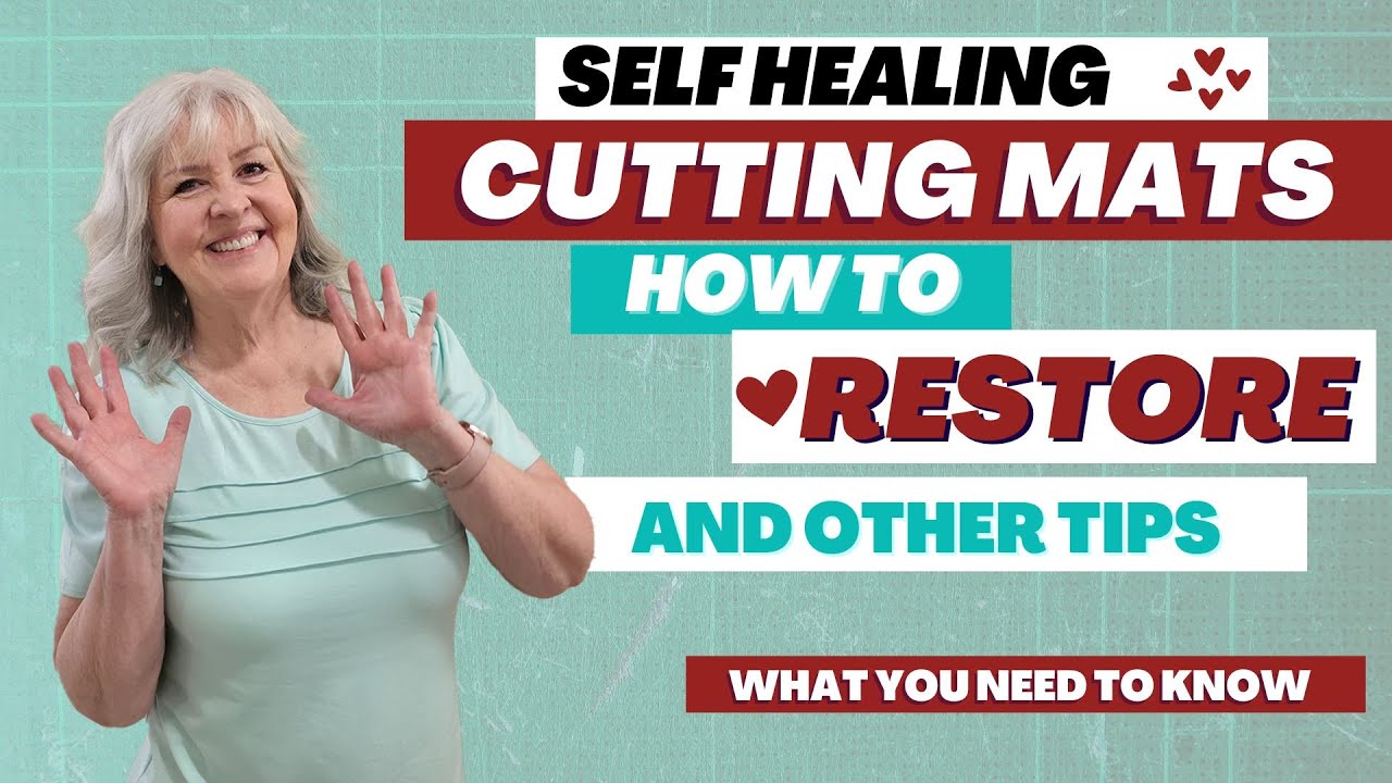 SELF HEALING CUTTING MATS - How to RESTORE and other tips - What you need to know
