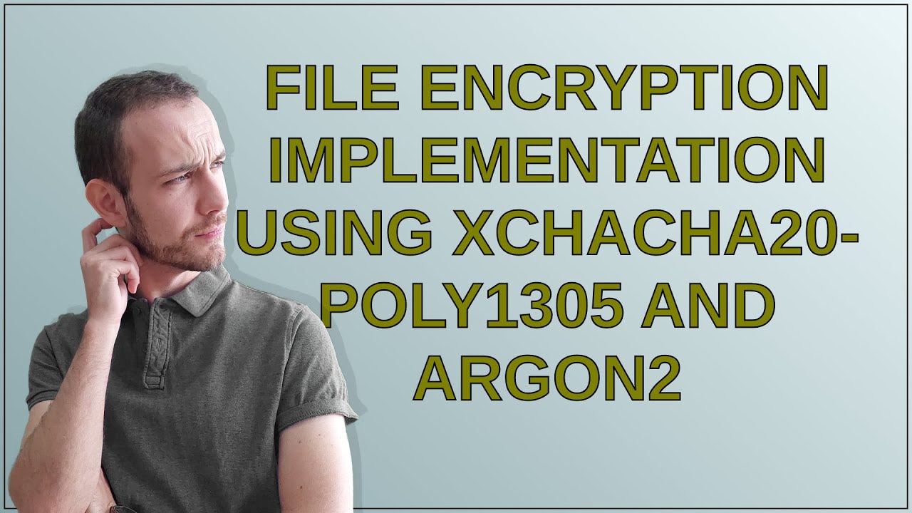 Codereview: File encryption implementation using XChaCha20-Poly1305 and ...