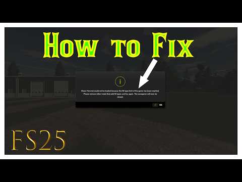 FS25 PC Players- Fix for Saves unable to load with Straw Harvest Active
