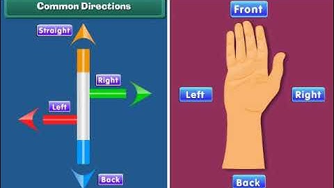 NCERT Class 1 English Medium, EVS Chapter - 13 Major Directions