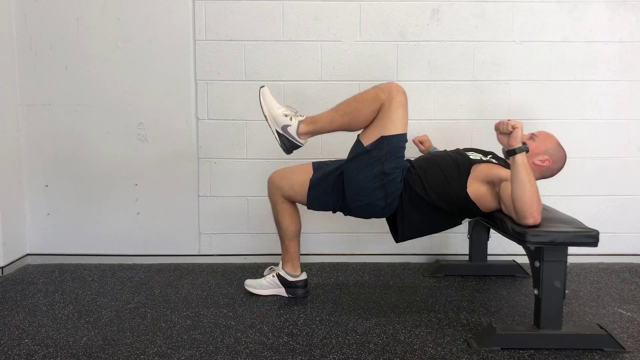 Cook Hip Lift [Bench Supported] - YouTube