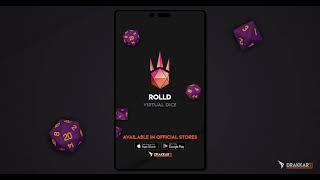 RollD Virtual Dice - Roll Any Dice: D2 to D100+ screenshot 1