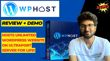 WP Host Review + Demo – Hosts Unlimited WordPress Website On Ultraport Server for Life!
