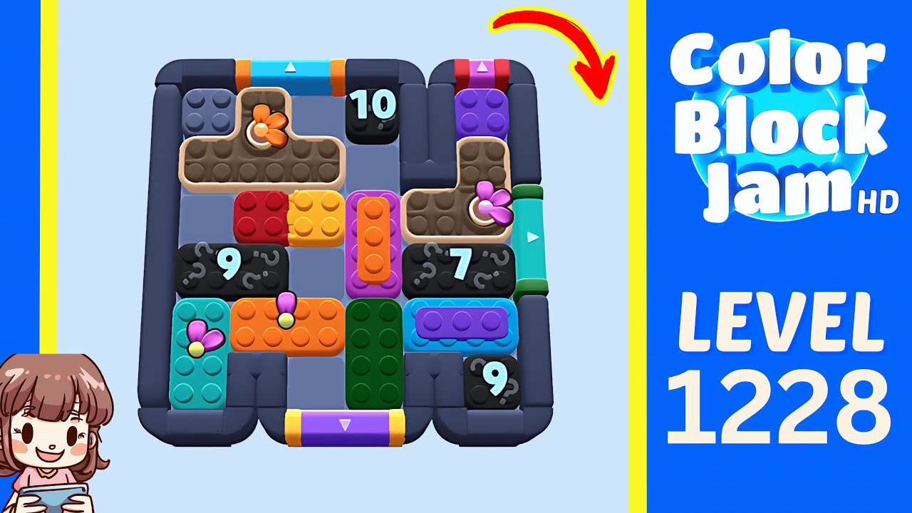 Color Block Jam Level 1228 Solution Walkthrough - YouTube