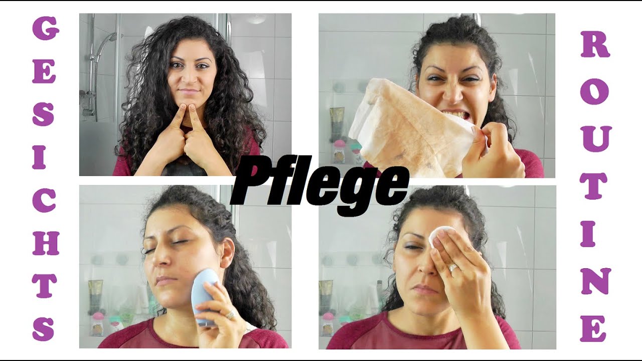 Pickelfreie und reine haut gesichtspflege routine youtube