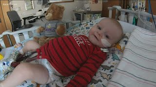 A trip to the doctor led to a life-saving diagnosis, but now baby Ozzie's wait for a heart begins