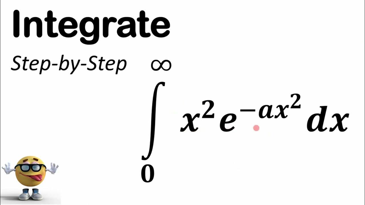 Integral Of X 2e ax 2 From 0 To Infinity YouTube integral-of-x-2e-ax-2-from-0-to-infinity-youtube