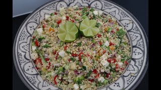 FRISSE COUSCOUS SALADE/COUSCOUS SALAD/IKRAME.BOUU/DELICOUS