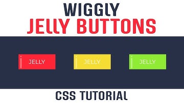 Wiggly Jelly Buttons CSS | CSS Button Effects | CSS Tutorial