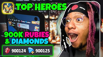 Top Heroes Hack - How I Got 900K FREE Diamonds & Rubies in Top Heroes (iOS & Android)