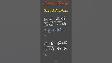 simplification of square root  expressions #shorts #geniustouch