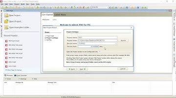 CREATE PROJECT IN MIKROC PRO FOR PIC