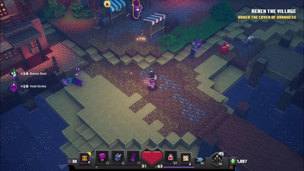 minecraft dungeons (unique farming!) YouTube