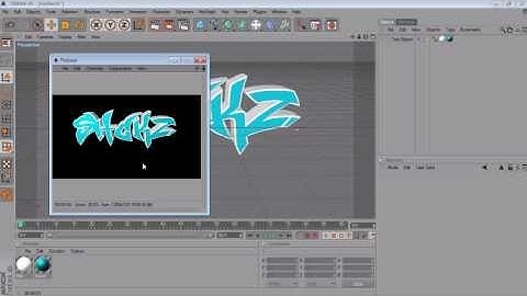 How to create 3D Graffiti Text in Cinema 4D