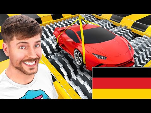 Lamborghini Vs XXL Schrottpresse MrBeast Auf Deutsch 