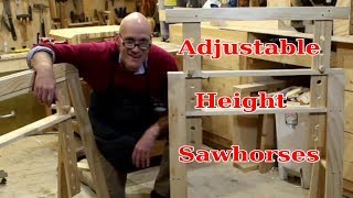 I found these plans at http://woodarchivist.com/1425-sawhorses-shop/ I modified them to fit my needs.