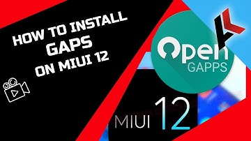 How to install gapps or google apps on miui 12 rom