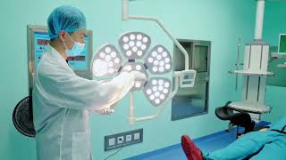 3+5 Petal-Type Dual Head LED Surgical Operating Light YDE700/500