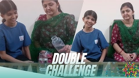 Mummy vs Me – 2 Fun Challenges in One Video 😂| #WaterChallenge #PoisonChallenge #challenges 