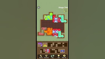 🏅 Puzzle Cats 744 😺🎧 Gameplay Walkthrough 🎮 #shorts #puzzlecats #puzzle #walkthrough #game #funny
