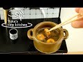 mini food "Doughnut" 本当に食べられるミニチュア料理/オールドファッションドーナツ #11 | Yuka's tiny kitchen