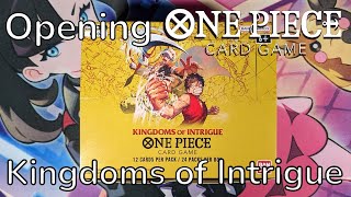 My Queen! Opening OP-04 Kingdoms of Intrigue Booster Box! | ONE PIECE CARD GAME