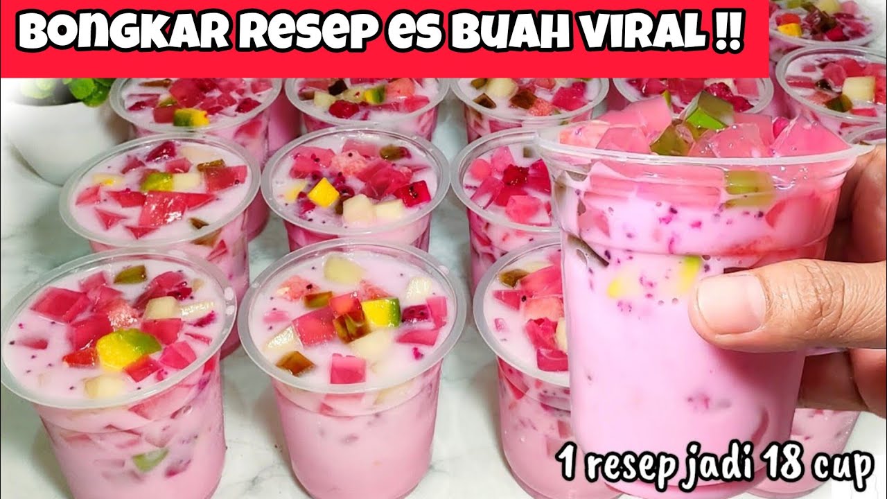 BONGKAR RESEP ES BUAH YANG RAME DAN ANTRI ‼️IDE JUALAN ES BUAH HARGA 5000AN BONGKAR RESEP ES BUAH YANG RAME DAN ANTRI ‼️IDE JUALAN ES BUAH HARGA 5000AN