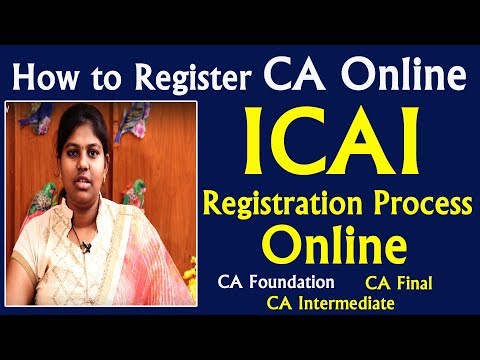 How to register for ca -2020 in telugu | icai registration process online| preethi| money mantan tv #icai #ca #howtobecomeca #moneymantantv #sanganwarpreethi...