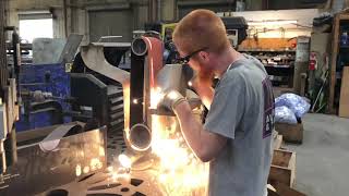Grinding Titanium parts after cutting