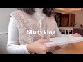 🗒 STUDY VLOG | Life in Korea as a college student | productive day in my life  (studying at cafe)