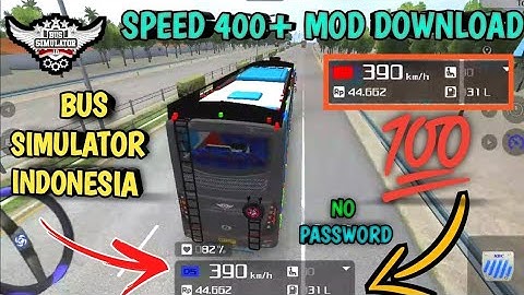 How to add speed mod bussid || bus simulator indonesia || bussid 490 + speed mod