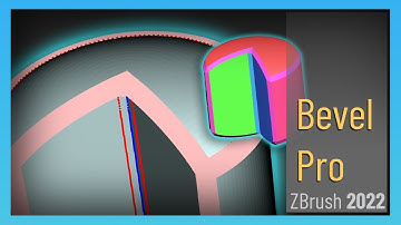 ZBrush 2022 - Bevel Pro! Bevel ANYthing with a polygroup border - high res, boolean, dynamesh, etc!