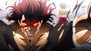 バキ ll Yujiro shows his demon face muscles, 勇次郎が鬼顔の筋肉を見せる!