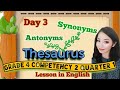 MS Word-Review Thesaurus/ Synonyms of word - YouTube