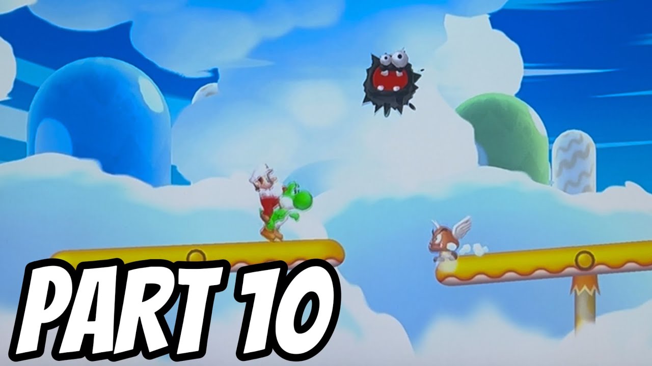 Me Playing New Super Mario Bros U Deluxe Gameplay Part 10 - WORLD 7-1 7-2 7-3 7-Tower 7-Boo House