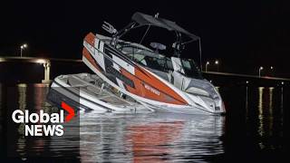 Boat collision on Okanagan Lake sends multiple people to hospital