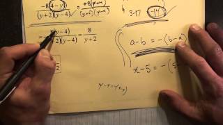#128 Writing Rational Expressions in Lowest Terms