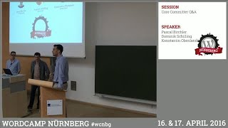 Dominik Schilling, Konstantin Obenland and Pascal Birchler: Core Committer QandA