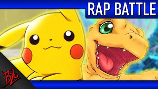 Pikachu Vs Agumon - A Rap Battle by B-Lo (ft. Kurosabe Azia, Danii, Matt Raichous, and MetalFireVA)