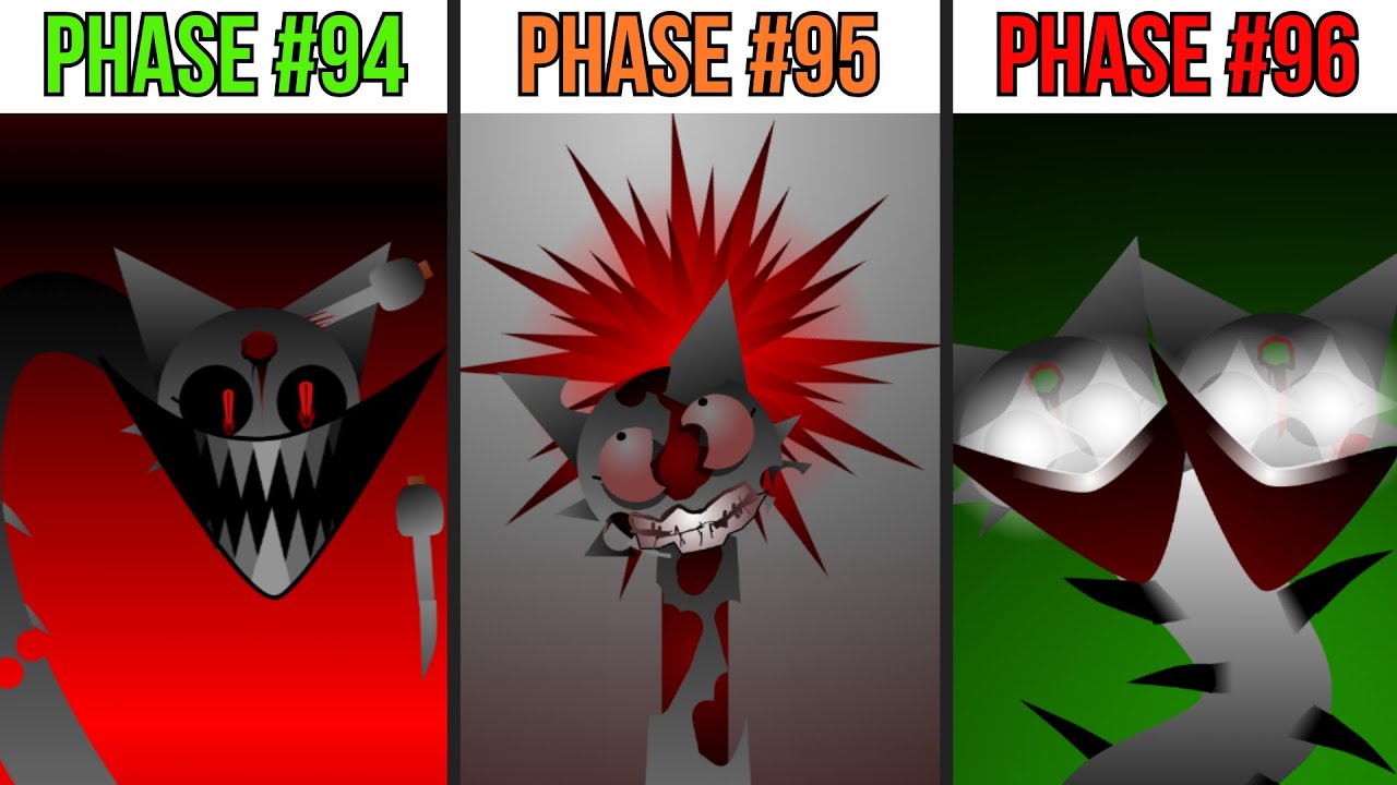 Phase 94 Phase 94 VS Phase 95 VS Phase 96 in Incredibox Sprunki - YouTube