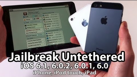 Evasi0n - Untethered Jailbreak iOS 6.1, 6.0.1, 6.0 iPhone 5, 4S, 4, 3GS, iPad Mini, iPod touch 4/5