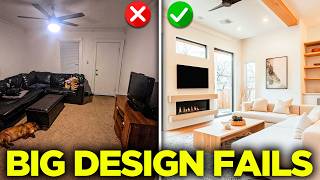 10 Living Room Design Mistakes You Should AVOID