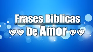 Frases Biblicas de Amor │Mensajes Cristianos