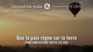 Video thumbnail of "CCS 307 - Let There Be Peace on Earth - Por enregistrer en français"