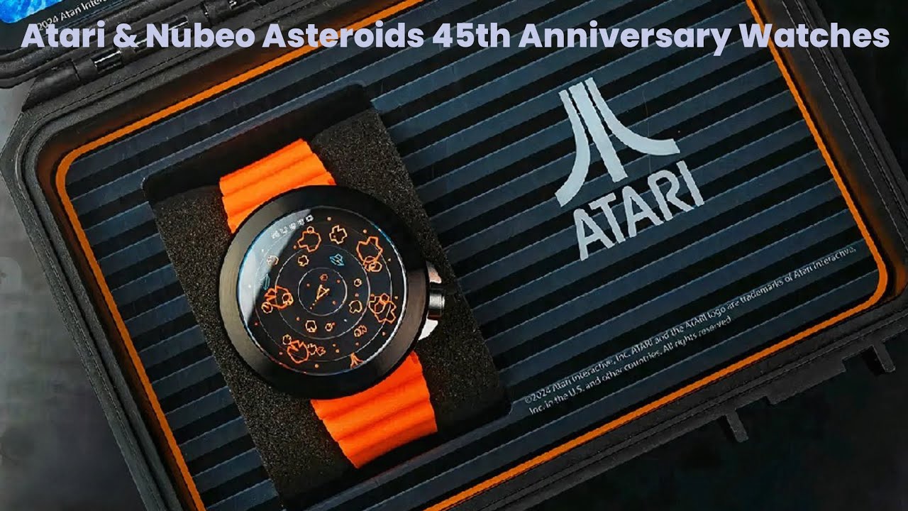 Atari & Nubeo Asteroids 45th Anniversary Watches - Review