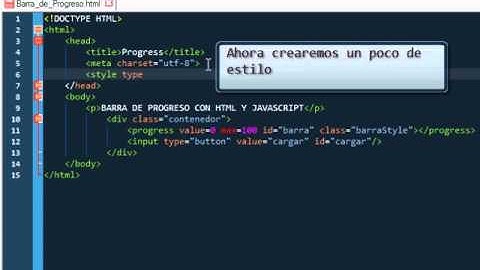 Crear Barra de Progreso con HTML5 y JavaScript