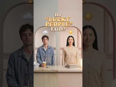 Do “LUCKY PEOPLE” Exist? #psychology #lucky
